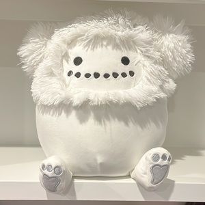 Squishmallow Snowman Benny All White Bigfoot Select series Sold Out VHTF 12” LE